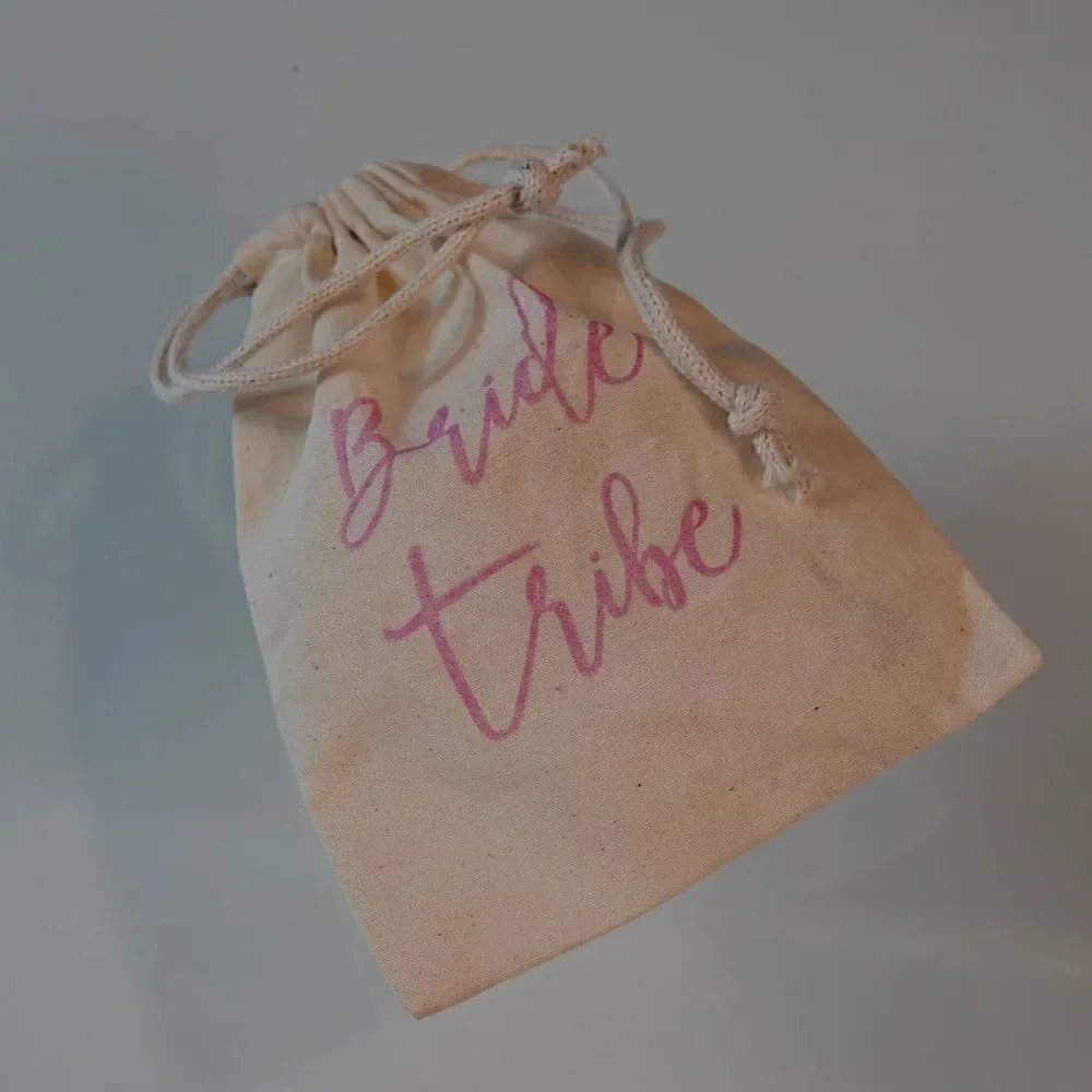 Bride Tribe Pouch Drawstring Bag